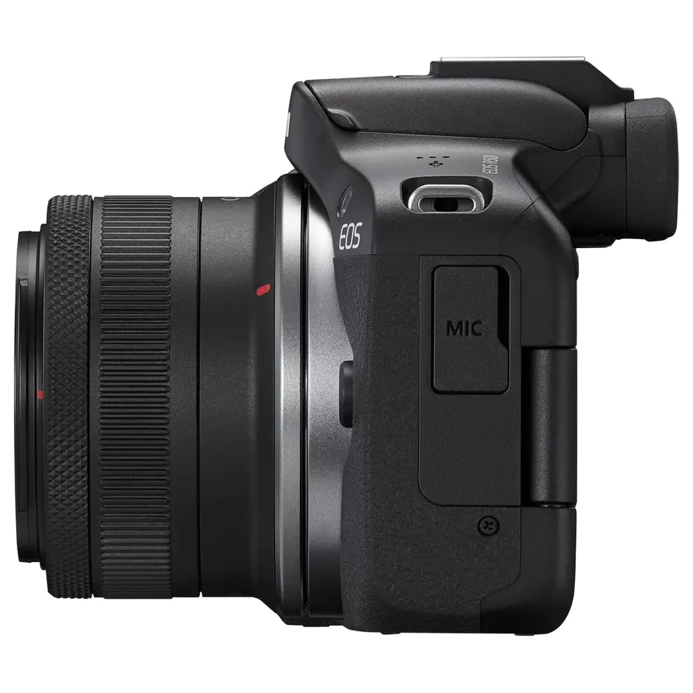 Canon EOS R50 Mirrorless Camera with RF-S18-45mm F4.5-6.3 IS STM Lens Kit, 24.2MP APS-C Sensor, 4K Video, Dual Pixel CMOS AF II and Vari-Angle Touchscreen, Black - Image 3