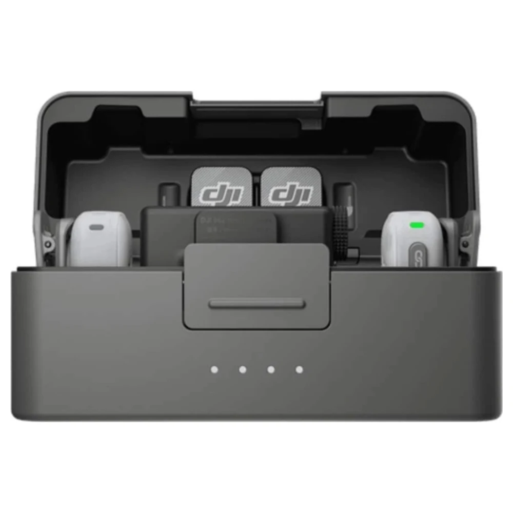 DJI Mic Mini 2 Wireless Microphone Kit with 2 Transmitters, 1 Receiver and Charging Case, 400m Range, 48h Battery, Noise Cancelling and 3 Voice Tone Presets - Image 2