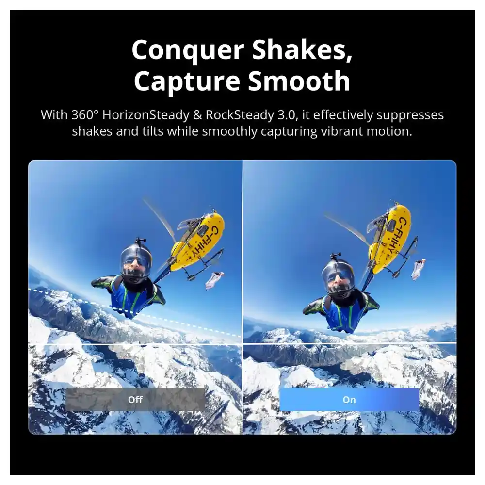 DJI Osmo 360 Adventure Combo 8K 360 Degree Camera with 1-Inch 360 Imaging, 3 Extreme Battery Plus, Battery Case and 1.2m Invisible Selfie Stick, Waterproof 10m - Image 10