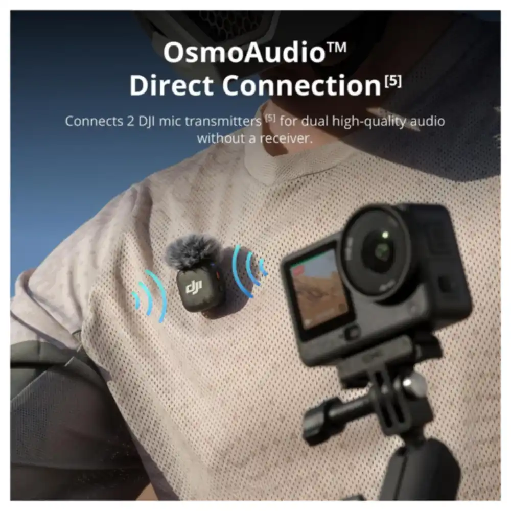 DJI Osmo Action 6 Standard Combo 4K120fps Action Camera with Square CMOS Sensor, Variable f2.0-f4.0 Aperture, 20m Waterproof Body and 240-Minute Battery Life - Image 9