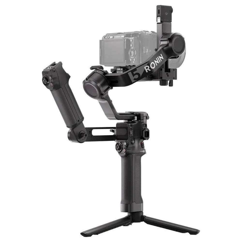 DJI RS 5 Combo 3-Axis Camera Gimbal Stabilizer with Enhanced Intelligent Tracking Module, Electronic Briefcase Handle, BG33 Battery Grip and Carrying Case - Image 8