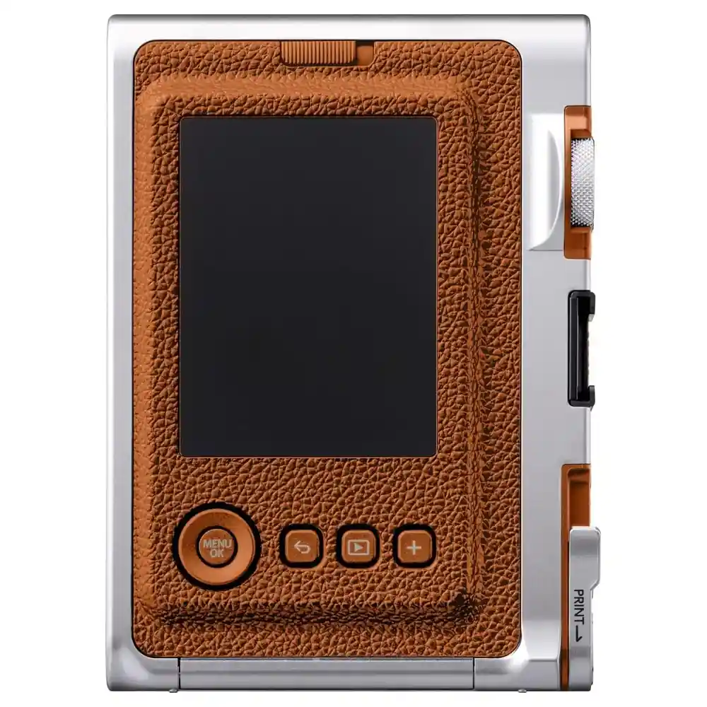 Fujifilm instax mini Evo Hybrid Instant Camera in Brown with 40 Sheets of instax mini Film, 100 Lens and Film Effects and Smartphone Printing - Image 2
