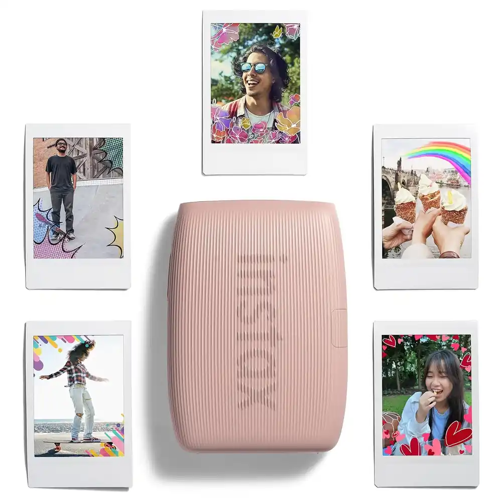 Fujifilm instax mini Link 3 Smartphone Photo Printer with Bluetooth, Click to Collage and instaxAiR Studio App Features, 100 Prints per Charge, Rose Pink - Image 3