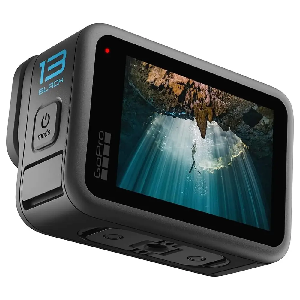 GoPro HERO13 Black Accessory Bundle with The Handler Floating Hand Grip, 2 Enduro Batteries, 2 Curved Adhesive Mounts, 64GB microSD Card and Carrying Case - Image 5