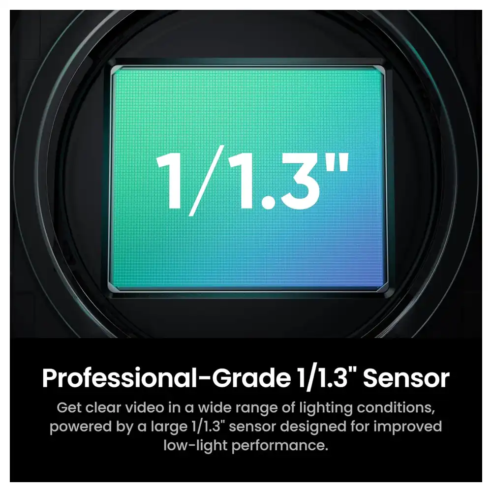 Insta360 Link 2C Pro 4K AI Webcam for PC and Mac with Large Sensor, Auto Framing, Natural Bokeh, HDR and Directional Dual Mics, Graphite Black - Image 6