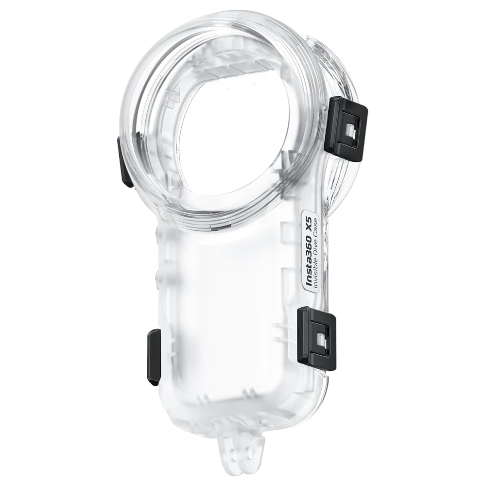 Insta360 X5 Invisible Dive Case, Waterproof Underwater Housing for Seamless 360 Degree Stitching with 12 Anti-Fog Inserts, Weight Block and Quick-Dry Storage Bag