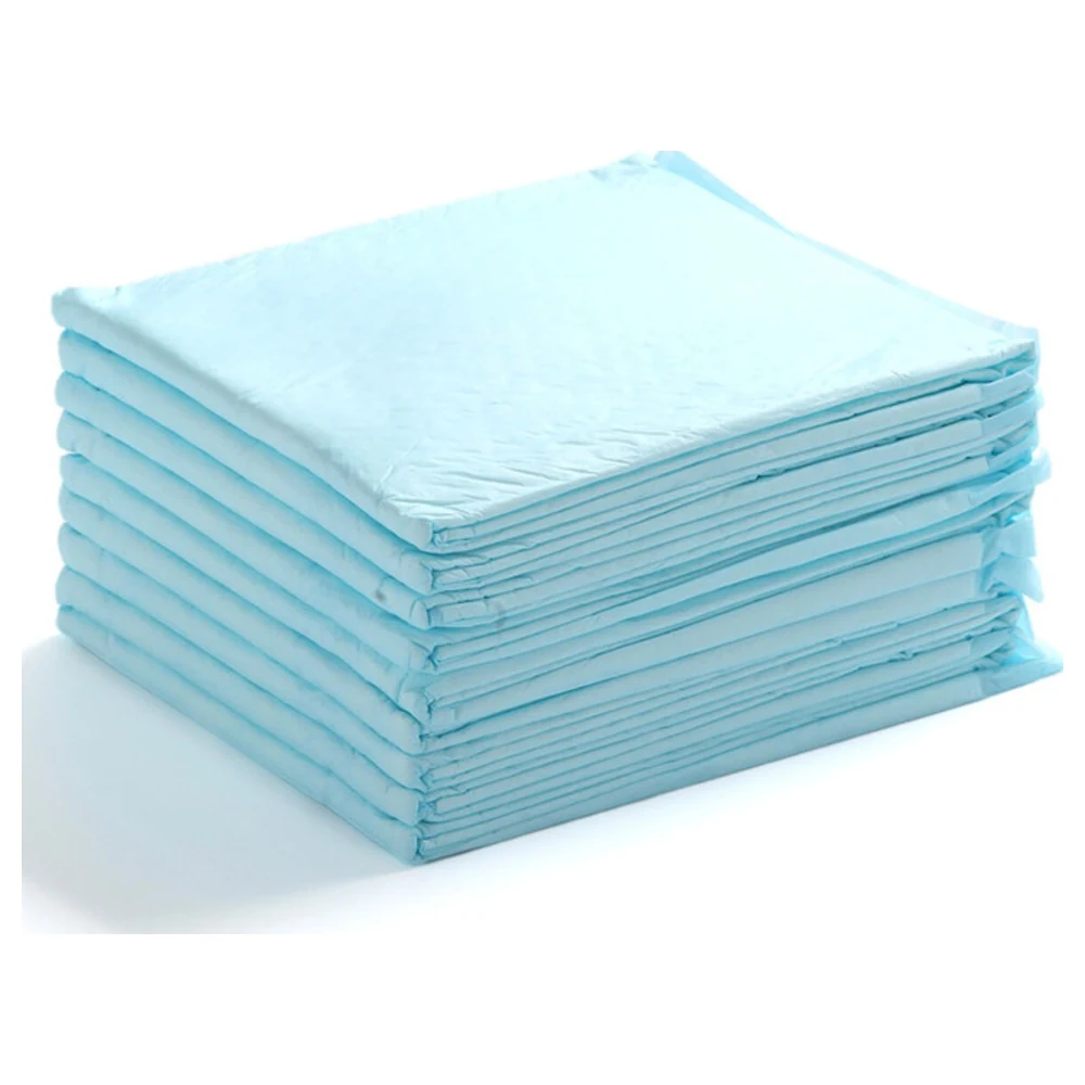 Little Story Disposable Diaper Changing Mats Pack of 20, 45 x 33 cm Soft Absorbent Travel Changing Pads with Leak-Proof Liner for Babies, Blue - LS_DCM_BU20 - Image 2