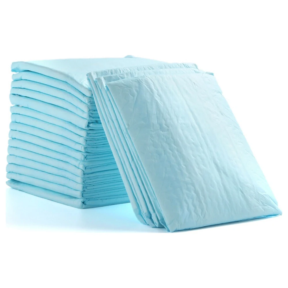 Little Story Disposable Diaper Changing Mats Pack of 20, 45 x 33 cm Soft Absorbent Travel Changing Pads with Leak-Proof Liner for Babies, Blue - LS_DCM_BU20 - Image 3