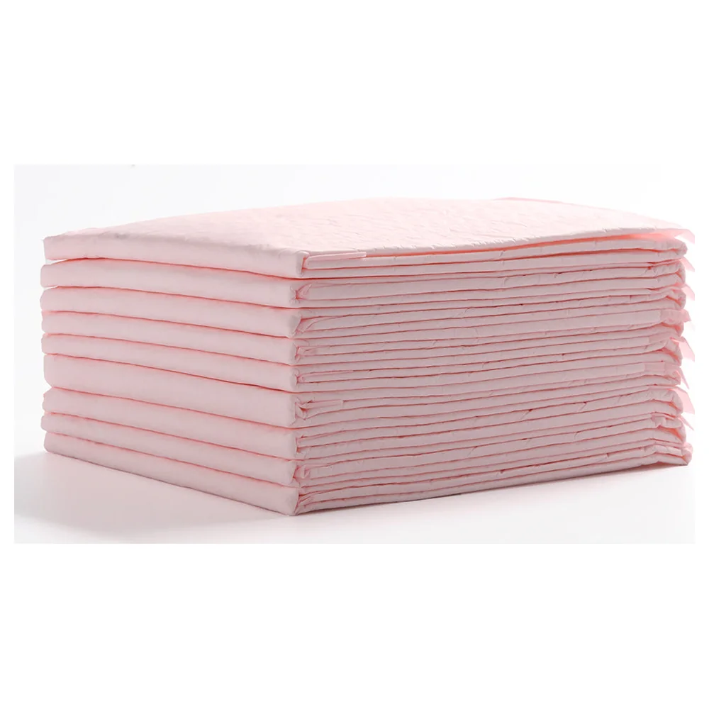 Little Story Disposable Diaper Changing Mats, Pack of 20 Absorbent Waterproof Underpads 45 x 33 cm for Home, Travel and Postpartum Use, Pink - LS_DCM_PI20 - Image 3