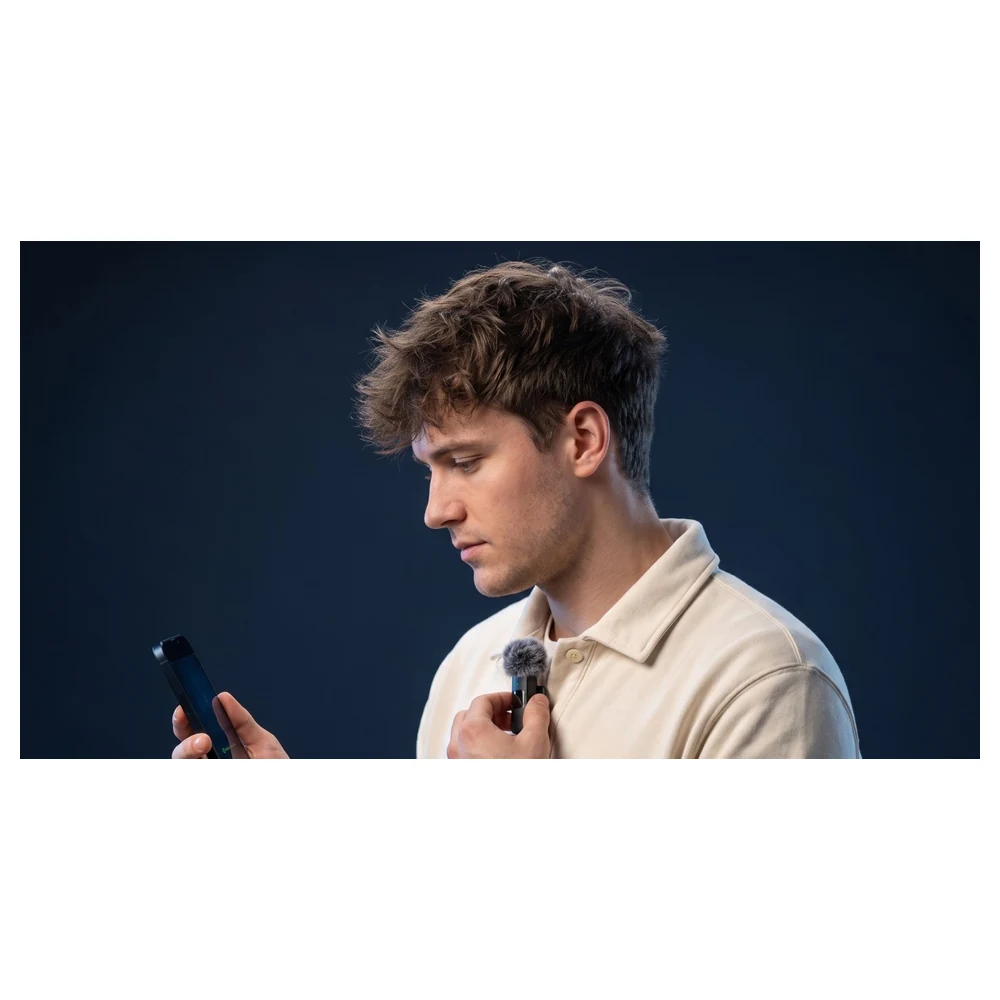 Mini Mic Pro Wireless Lavalier Microphone Set with 2 Clip-On Mics, USB-C Receiver and Lightning Adapter, Plug and Play for iPhone, Android, Tablet and Laptop - Image 9