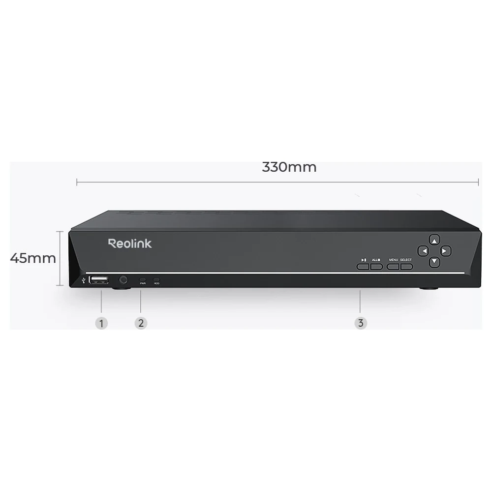 REOLINK RLK16-800B8 16-Channel 4K PoE Security Camera System with 8 Bullet Cameras, 4TB HDD NVR, Person and Vehicle Detection and 30m Night Vision - RLK16-800B8 - Image 10