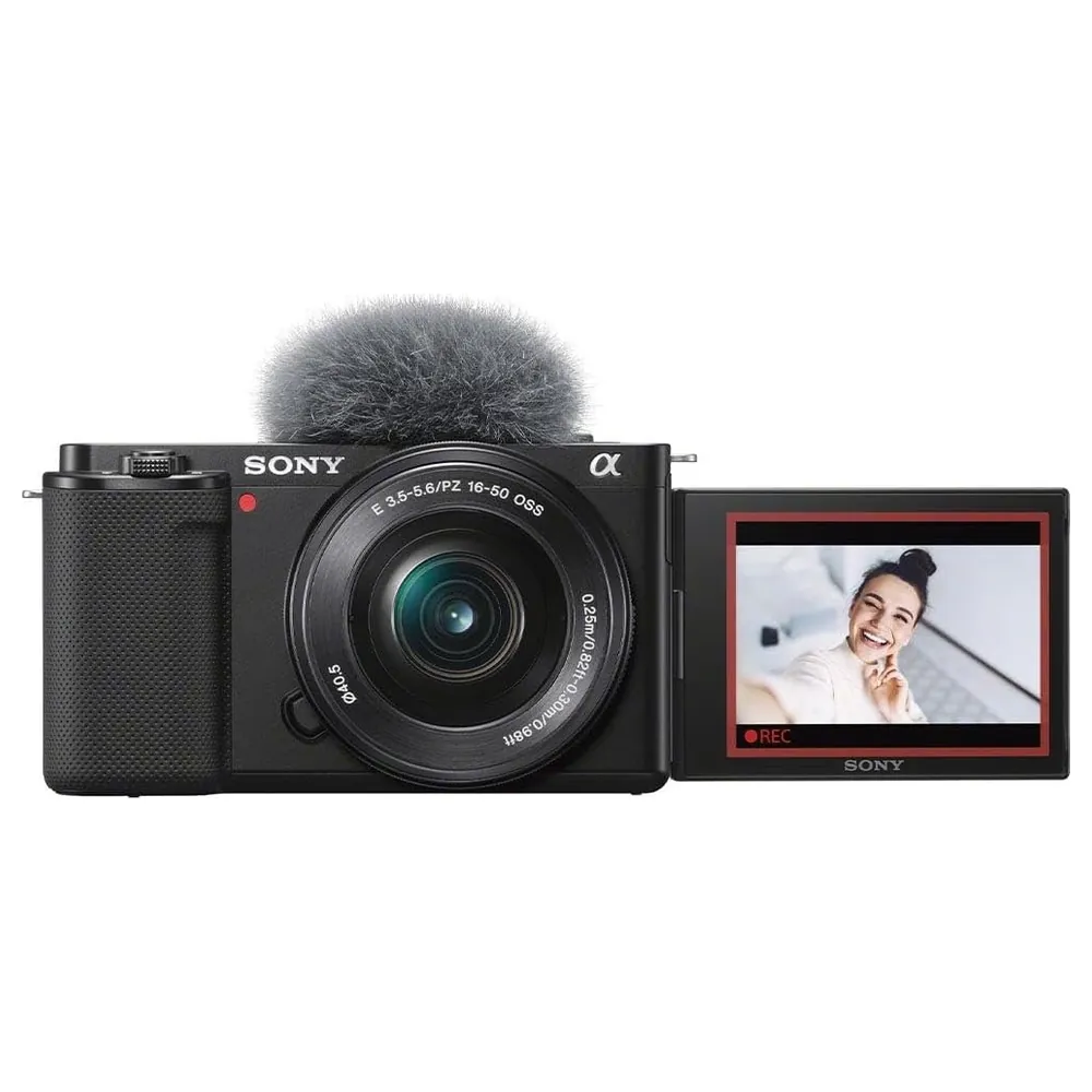 Sony Alpha ZV-E10 APS-C Interchangeable Lens Vlog Camera Kit with E PZ 16-50mm OSS Power Zoom Lens, 24.2MP Exmor CMOS Sensor, 4K Video and Vari-Angle Screen, Black - ZV-E10L - Image 5