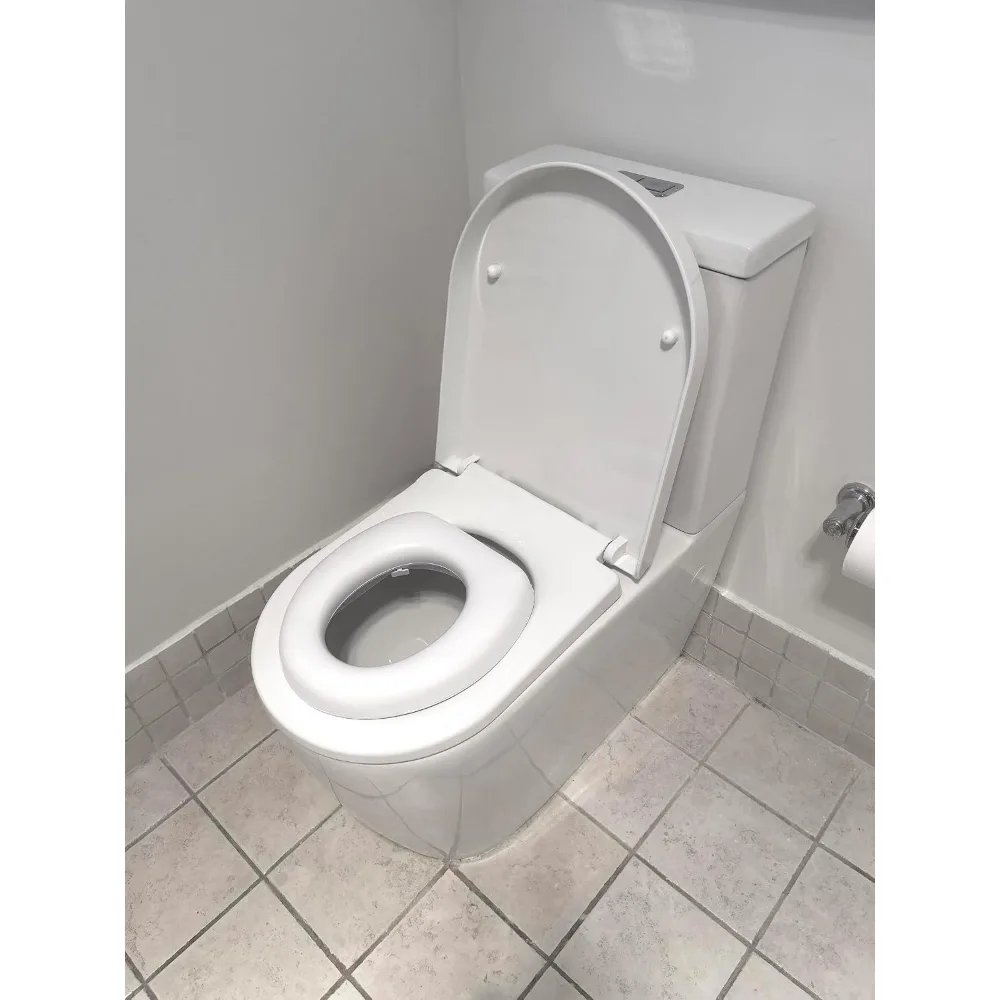Dreambaby Soft Cushion Potty Seat, Comfortable Padded Seat, Fits Most Toilets, Lightweight and Portable, Easy to Clean, 1 Year and Above, White - F604 - Image 3