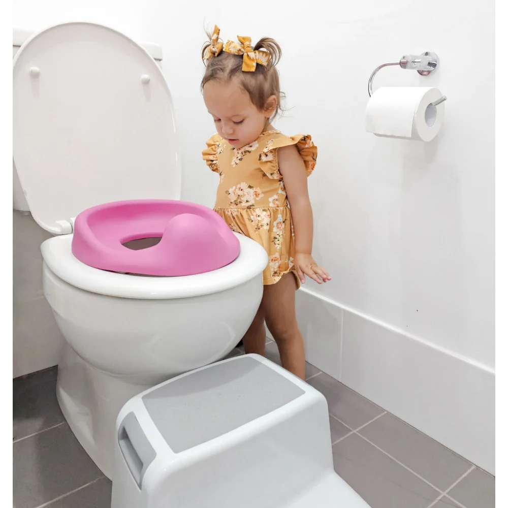 Dreambaby Soft Touch Potty Seat, Contoured Foam with High Back and Sides, Anti-Slip Surface, Lightweight and Portable, Easy to Clean, 1 Year and Above, Pink - F676 - Image 5