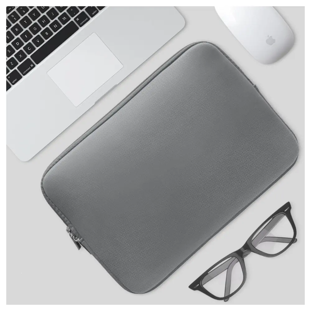 eWINNER 13.3 Inch Protective Neoprene Laptop Sleeve, Slim Padded Zip Case for 13 to 13.3 Inch MacBook, Notebook, Tablet and Ultrabook, Grey - X8-KC5Q-84GB - Image 2