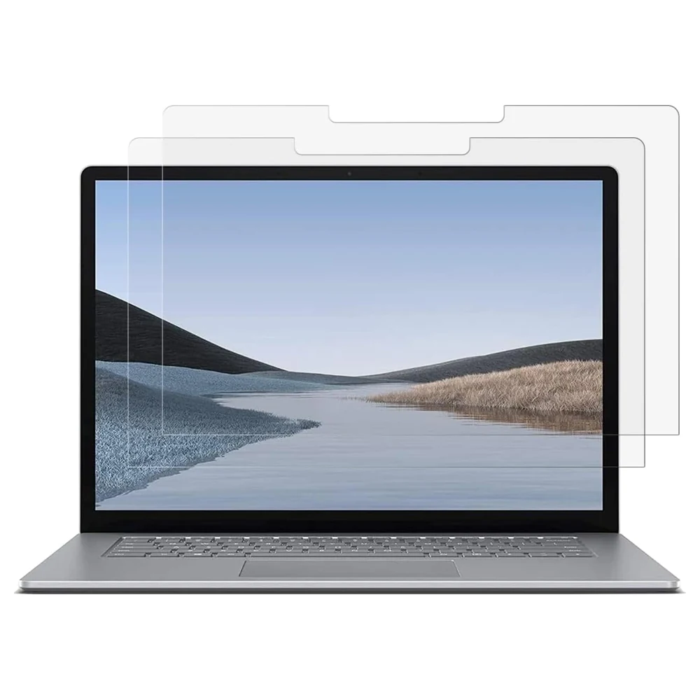 eWINNER 2 Pack Anti-Glare HD PET Screen Protector for Microsoft Surface Laptop 7, 6, 5, 4, 3, 2, 1 15 inch, 5H Scratch Resistant Anti-Fingerprint Film - IO-TW5Y-FT21