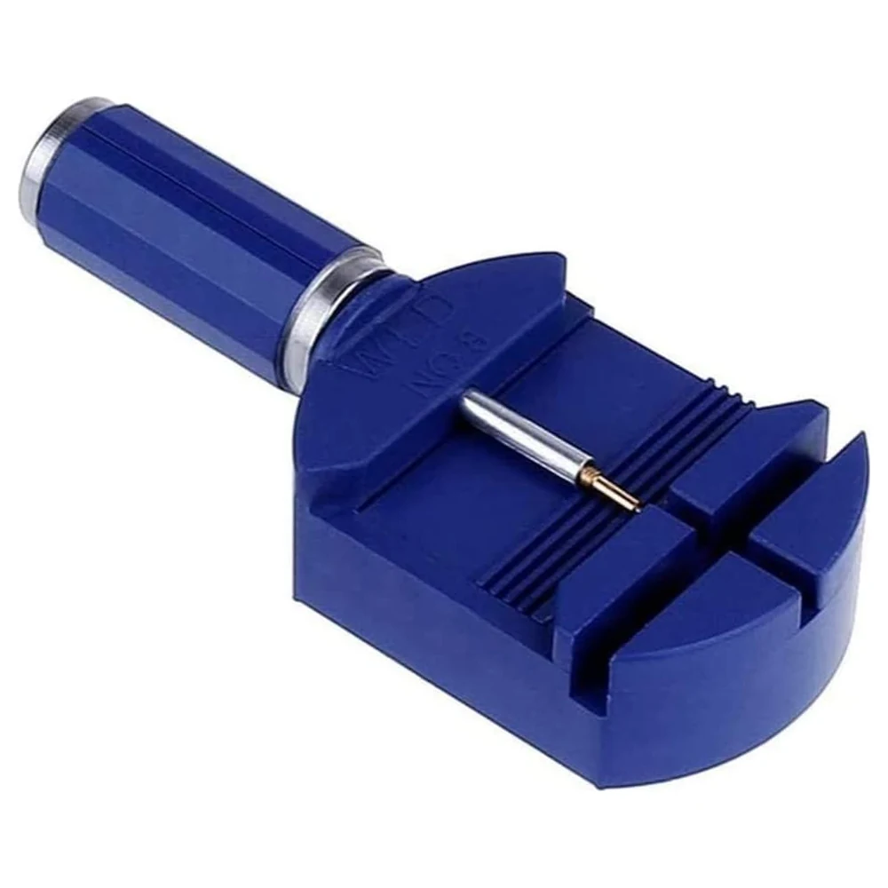 eWINNER Adjustable Watch Band Link Pin Remover and Bracelet Sizing Tool, Lightweight Plastic Strap Adjuster for Home Watch Repair and Maintenance, Blue - KT-GWN4-UUCE