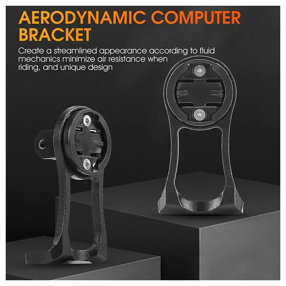 eWINNER Aluminium Alloy Out Front Bike Computer Mount for Garmin Edge, Bryton and Cateye with Underhung GoPro and Flashlight Adapter, Stem Extension Holder - Z3-AYUG-MDS5 - Image 2