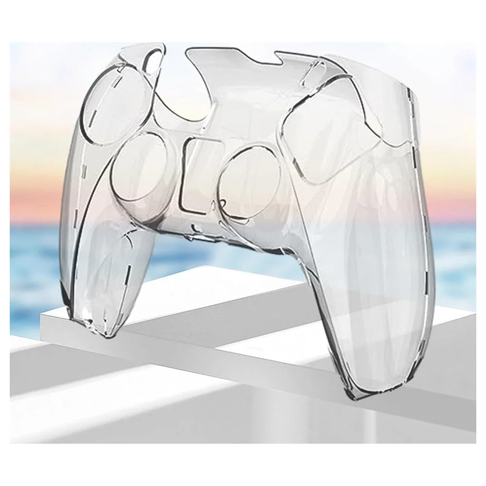 eWINNER Clear Crystal Hard Case for PS5 DualSense Wireless Controller, Transparent Polycarbonate Protective Shell with Precise Button Cutouts and Easy Snap-On Fit - AK-L2L1-O785 - Image 7