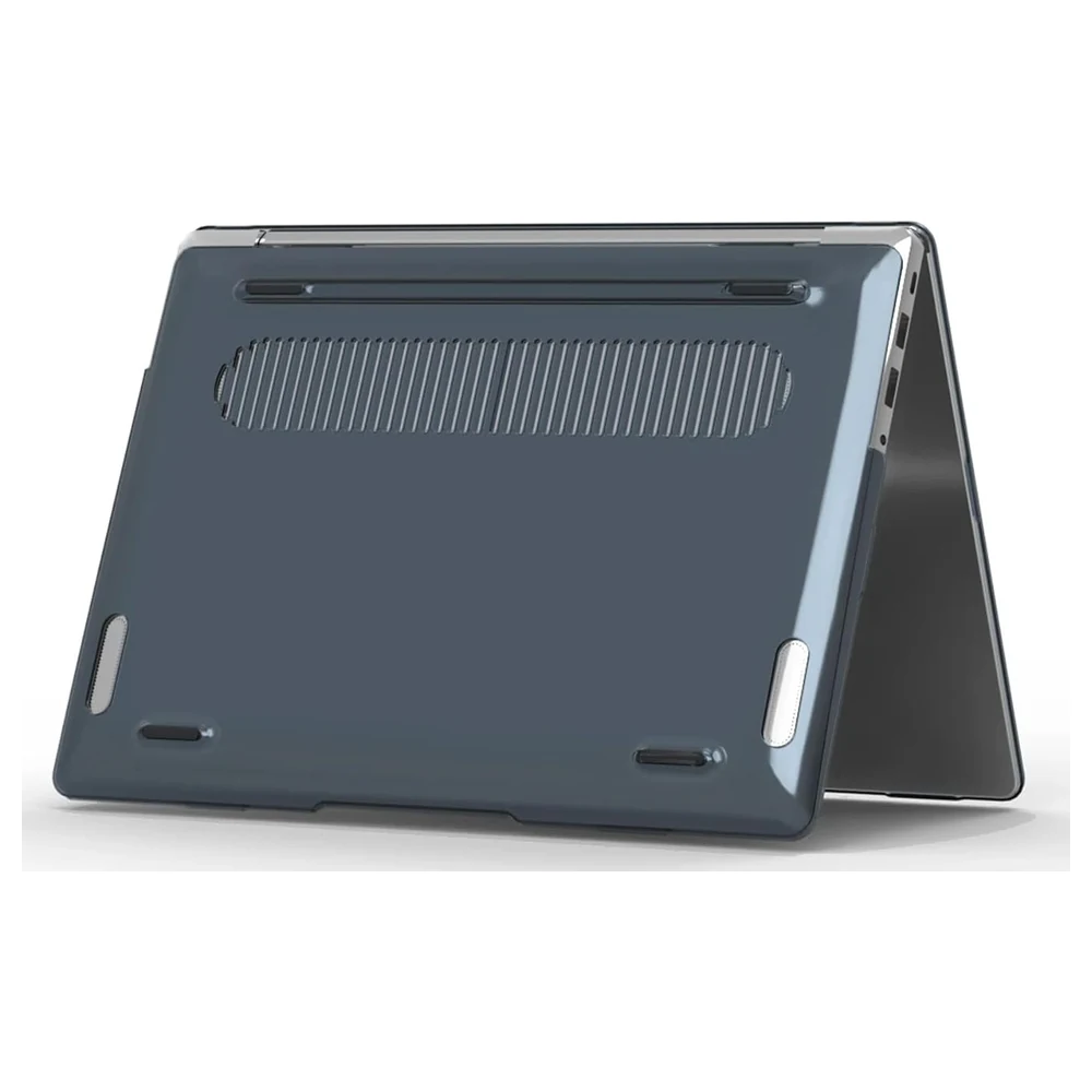 eWINNER Hard Shell Snap-On Case for Huawei MateBook 14 2024 and 2025 FLMH-X FLMH-16 FLMH-32, Crystal Black Top and Bottom Cover with Vents and Rubber Feet - JT-3EMX-ZT6P - Image 4