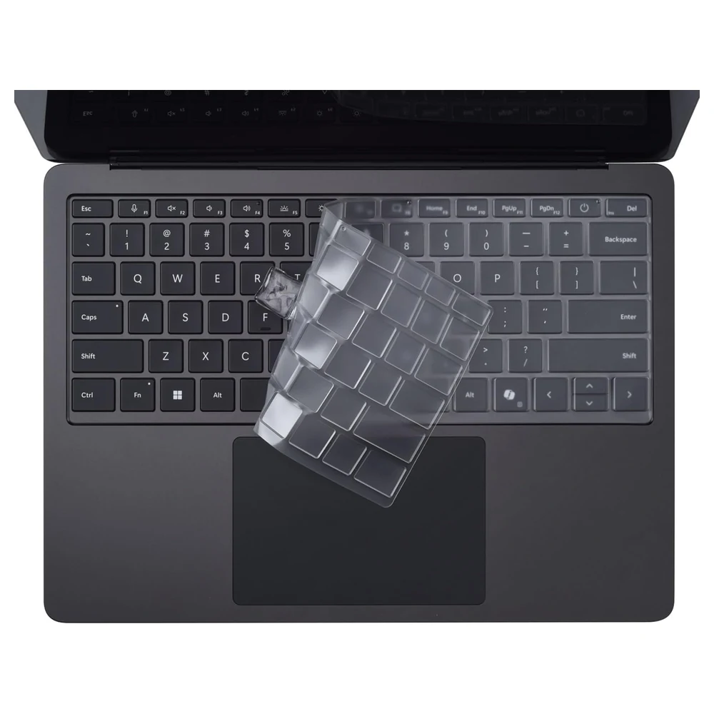 eWINNER Transparent Keyboard Cover for Microsoft Surface Laptop 7 13.8 and 15 Inch 2024 Copilot+ PC, Washable TPU Skin for US Layout Keyboards - 6H-A3KR-W105 - Image 6