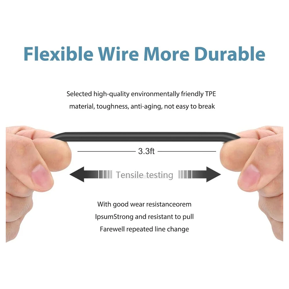 eWINNER UC-E6 Replacement USB Cable for Nikon Coolpix and DSLR Cameras, Mini 8-Pin Photo Transfer and Charging Cord with Ferrite Core for D3300 D750 D7200 - 6Z-VN99-2J7A - Image 7