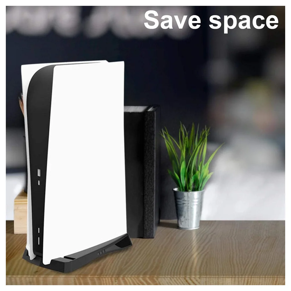 eWINNER Vertical Stand for PS5 Digital Edition Console, Space-Saving Cooling Base with Built-in Vents, Non-Slip Pads and Tool-Free Setup - RI-ORS7-IPLX - Image 4
