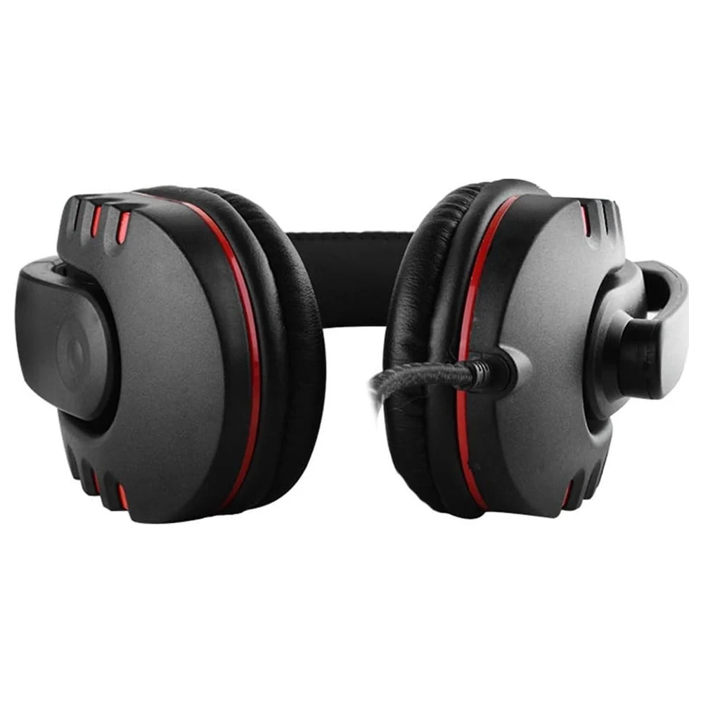 eWINNER Wired Gaming Headset with Microphone, Over-Ear Headphones with 40mm Drivers, 160 Degree Swivel Mic, 3.5mm Jack and Volume Control for PS4, PC and Smartphone, Red - O7-7AV3-QEQR - Image 5