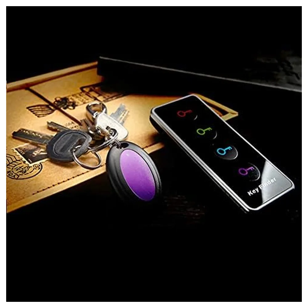 eWINNER Wireless RF Key Finder with 1 Transmitter and 4 Receivers, 40m Range, Loud Beep and LED Flash, Built-in Torch, No App Needed for Keys, Wallets and Remotes - R8-2E2M-F3LX - Image 6