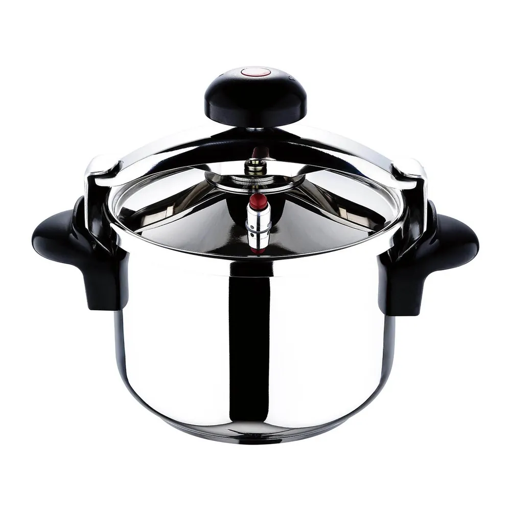 Bergner Munchen Stainless Steel Pressure Cooker 8 L for Induction, Gas and Electric Hobs - BG4584MM