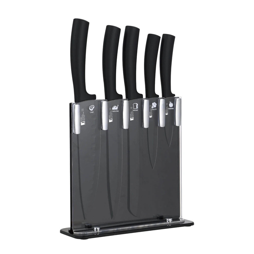 Bergner Seki 18-10 Stainless Steel 6-Piece Knife Set - BG39219