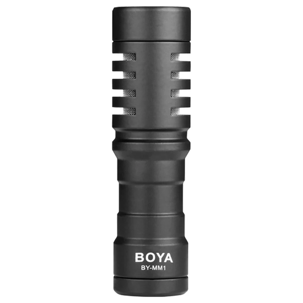 BOYA BY-MM1 Compact On-Camera Shotgun Microphone with Shock Mount, Furry Windshield and TRS TRRS Cables for Smartphones, DSLR Cameras and Camcorders - 02-HDK3-TXYO - Image 9