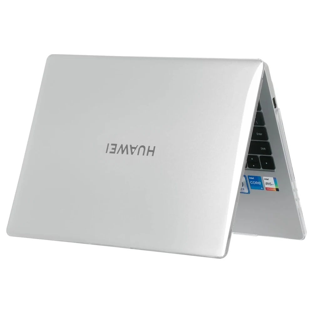 eWINNER Crystal Clear Hard Shell Case for Huawei MateBook D16 2024 and 2025 16 Inch, Snap-On Top and Bottom Cover with Vents and Rubber Feet - 2U-209B-7PYY - Image 4