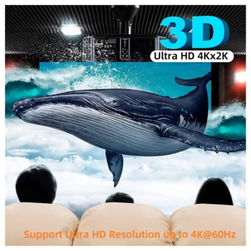 eWINNER HDMI 2.0 Repeater Signal Booster 4K 60Hz 18Gbps with HDCP 2.2 and 3D Support, Metal Case Amplifier for Long HDMI Runs up to 60m - BP-TQEC-LGAJ - Image 4