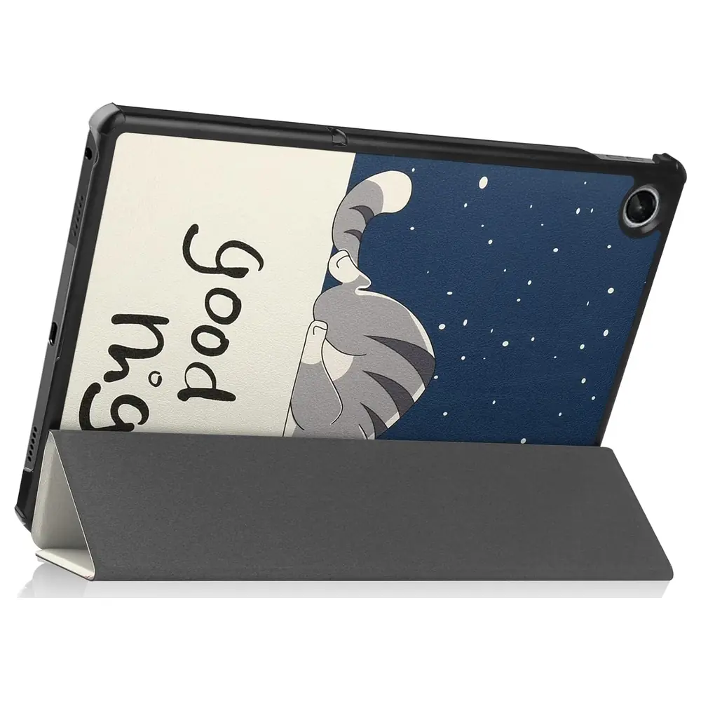 eWINNER Tri-Fold Smart Case for Lenovo Tab M10 Plus 3rd Gen 10.6 Inch 2022, Hard Shell Folio Cover with Auto Sleep Wake and Multi-Angle Stand, Cat Design - DA-4V9T-HY2L - Image 5