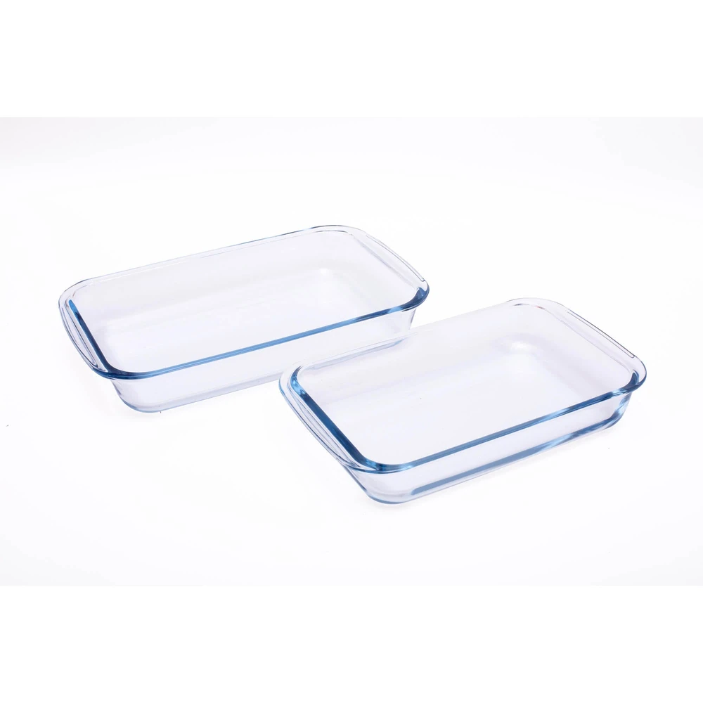 Taliona Rectangular Borosilicate Glass Bakeware 2-Piece Set 1 L & 1.6 L - TL2213524 - Image 3