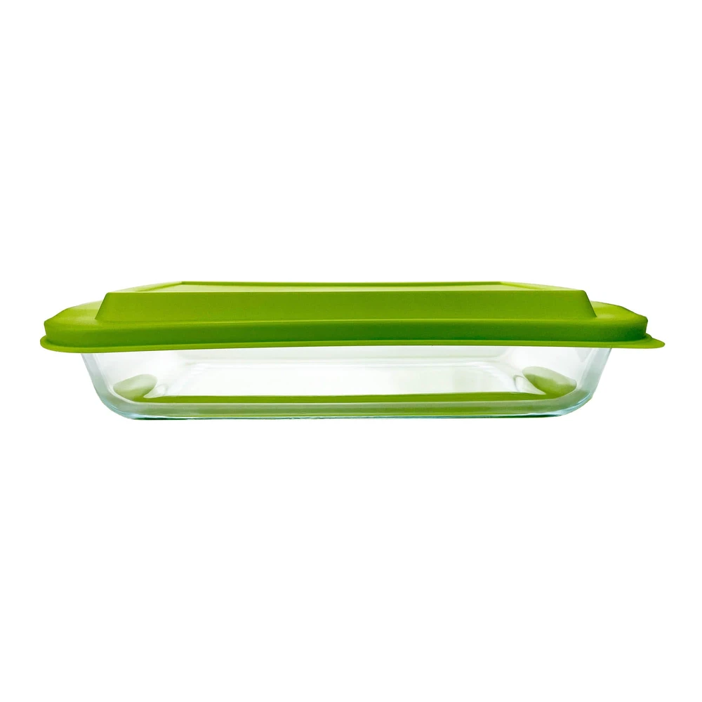 Taliona Rectangular Borosilicate Glass Bakeware Glass with Lid 1 L - TL2213618 - Image 3