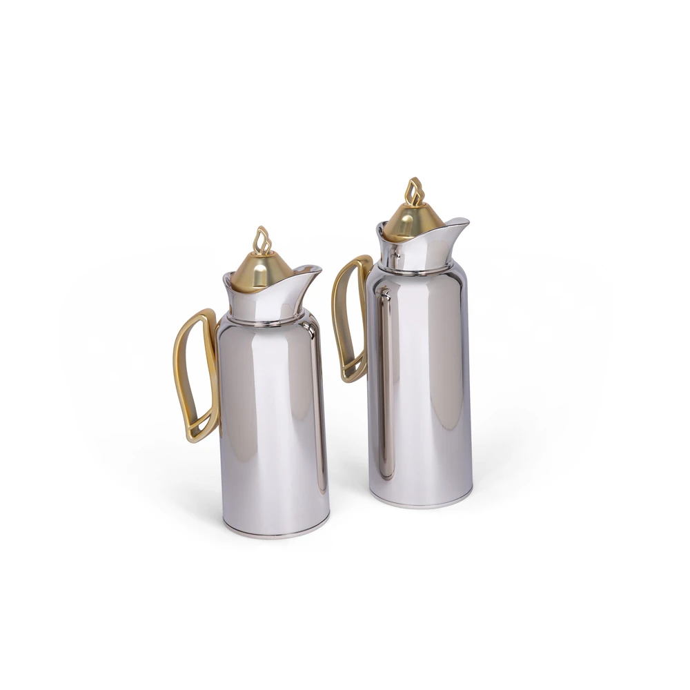 Zolten Eterna 2-Piece Dishwasher-Safe Stainless Steel Vacuum-Insulated Flask Set, 0.7 L + 1 L - ZL1714714 - Image 2