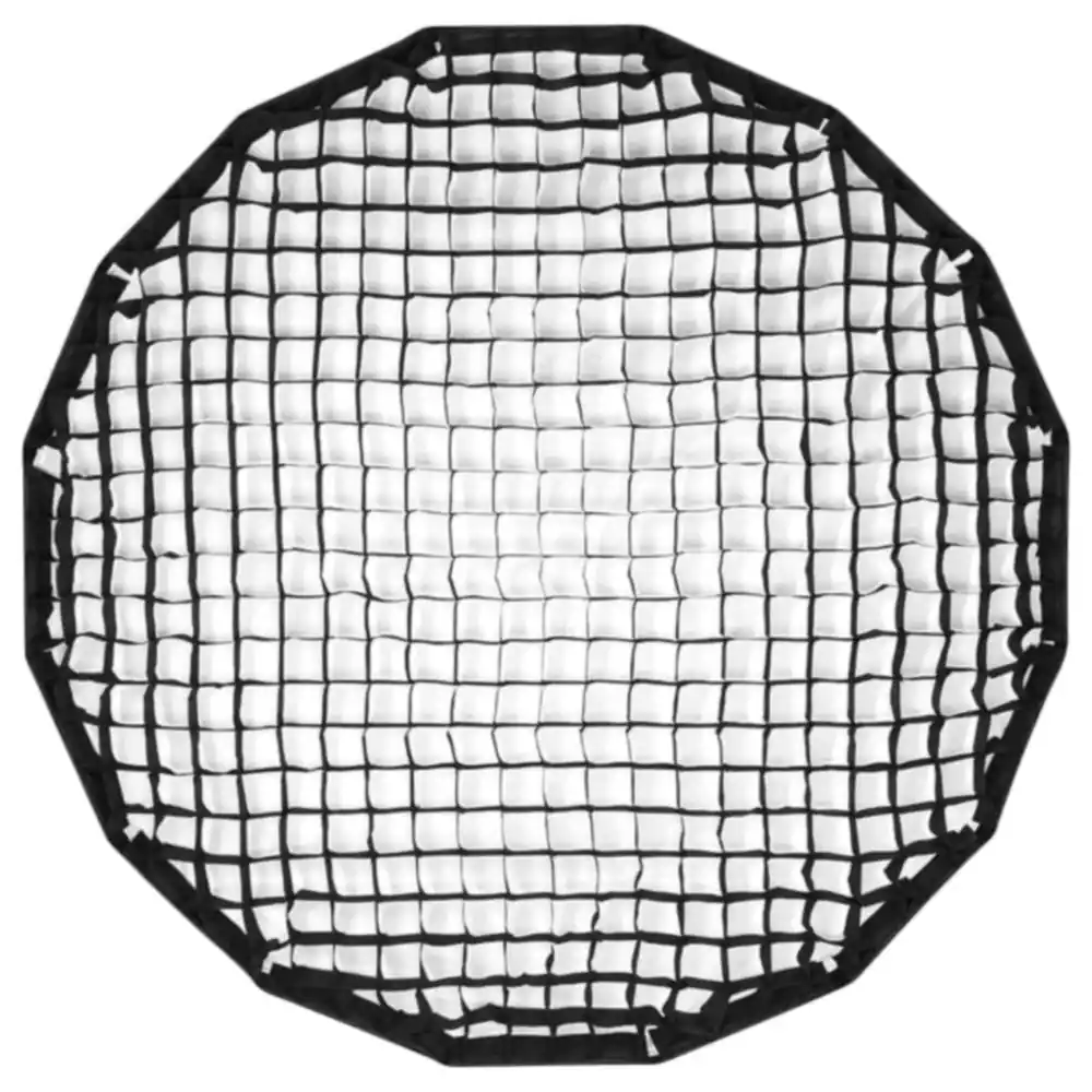 eWINNER 90cm Round Honeycomb Grid for Softbox, Foldable Nylon 5cm Cell Light Control Grid with Hook and Loop Fastening for Studio Flash and Speedlite - UG-B0C3-ORTJ - Image 2