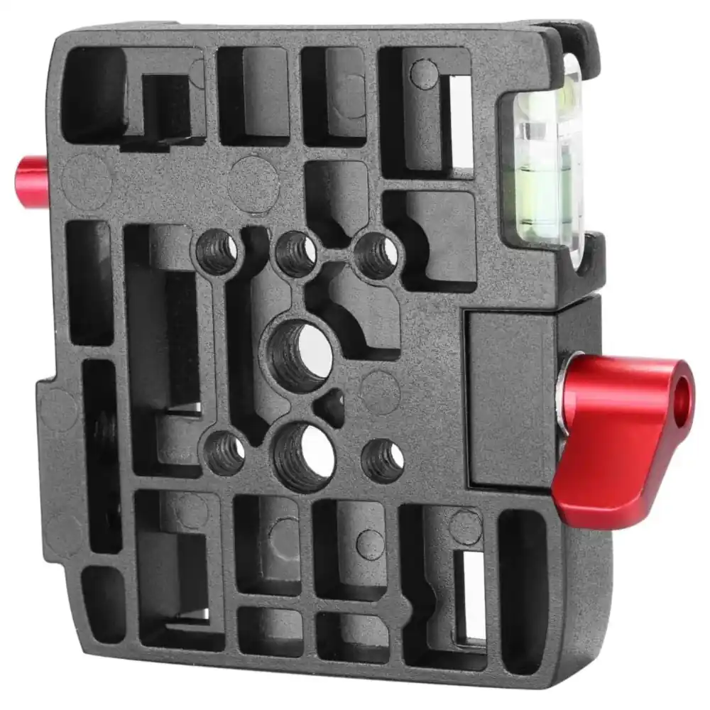 eWINNER Aluminium Quick Release Clamp Adapter and Camera Plate with Bubble Level and Safety Pin for Tripods, Sliders and Fluid Heads, Manfrotto 501 Compatible - ZM-WD3A-IEUV - Image 3
