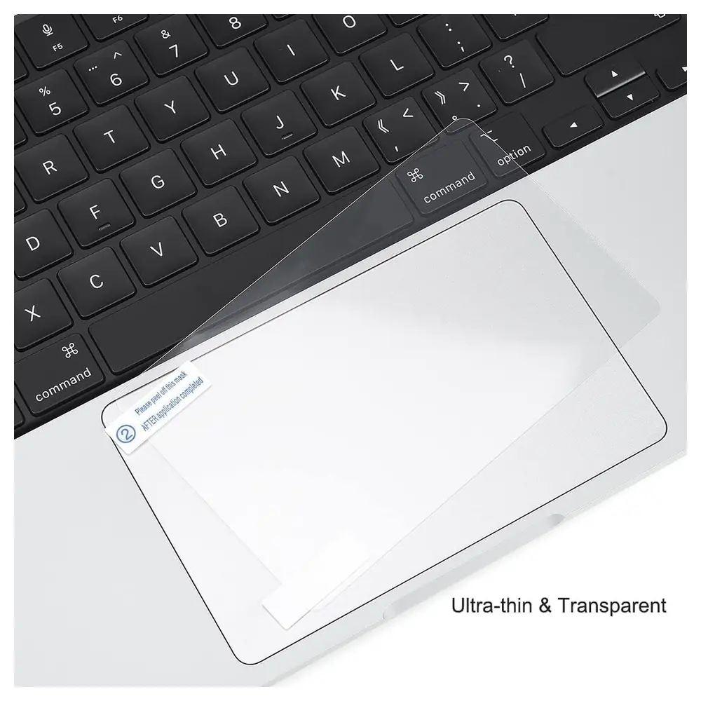 eWINNER Clear Trackpad Protector for MacBook Air 13.6 Inch M2 and M3 A2681 A3113, Ultra-Thin Anti-Scratch Touchpad Cover with Smooth Surface, 2 Pack - CQ-SKRS-OXCK - Image 5