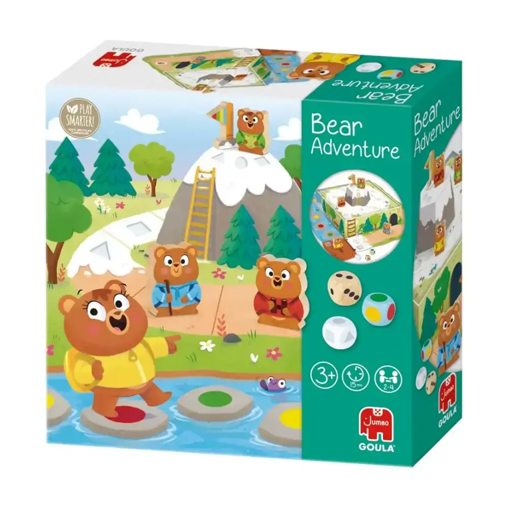 Goula Adventure Board Game for Kids, Fun 3D Game with Dice and Colorful Characters, Learn Numbers, Shapes and Colors, Perfect for Ages 3plus, 24 x 7 CM, Multicolour - 59457 - Image 7