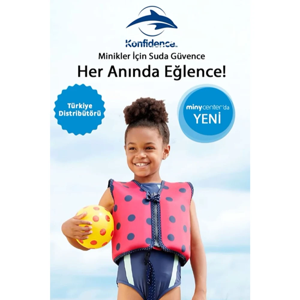 Konfidence Kids Swim Jacket with 8 Removable Neoprene Floats, Adjustable Buoyancy Training Aid, Secure Strapped Fit to Learn Swimming with Confidence, Ladybird Polka - KJ01-10-03 - Image 4