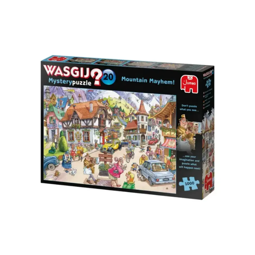 Wasgij Mountain Mayhem. 1000 Piece Jigsaw Puzzle, Fun and Challenging, Puzzle What Happens Next, Eco-Friendly 100 percent Recycled Cardboard, 68x49 CM, Multicolour - 25002 - Image 2