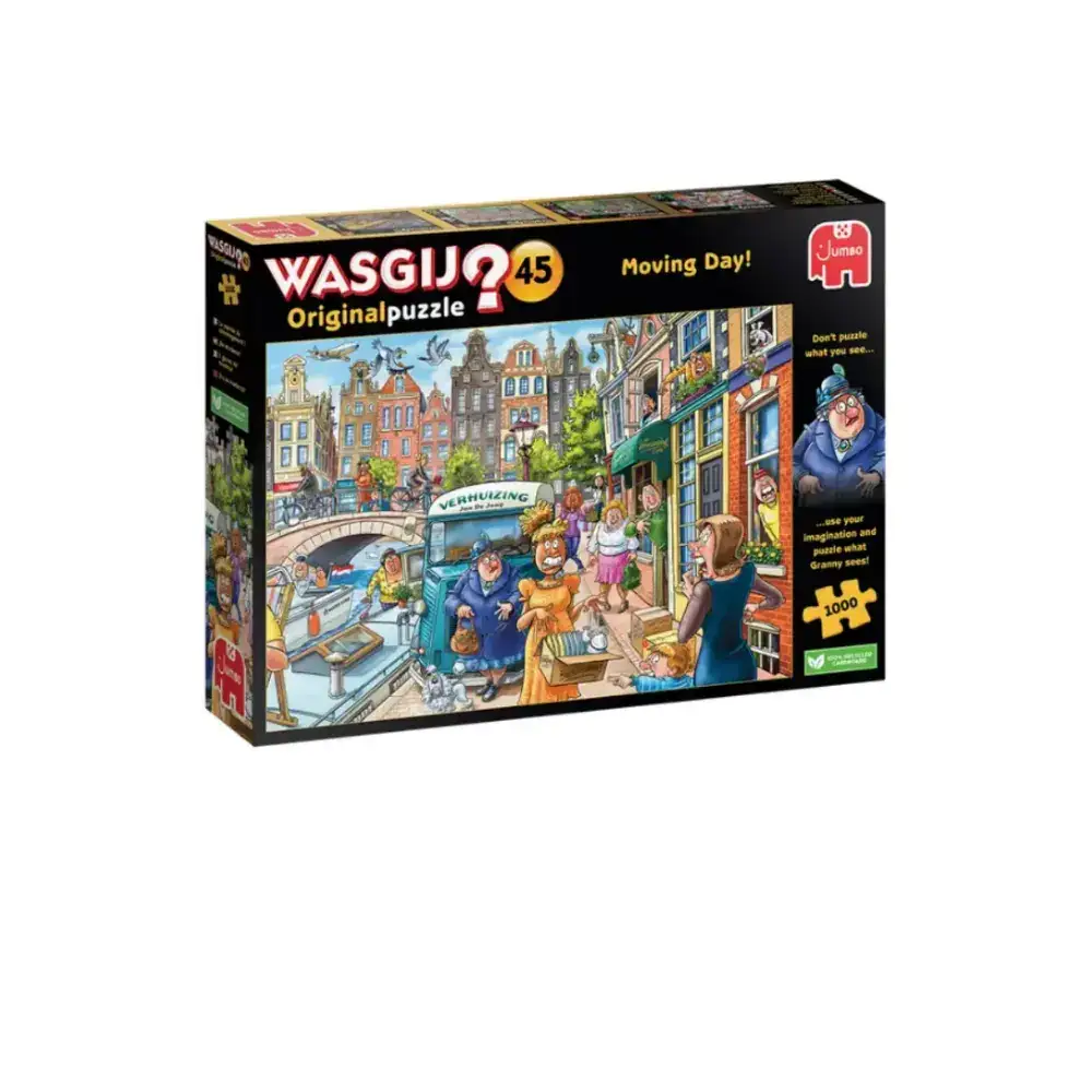 Wasgij Original 45 - Moving Day 1000 Piece Jigsaw Puzzle, Fun and Challenging, Unique Imagination Puzzle for Adults, Multi-Coloured, 68x49 CM, Eco-friendly, Multicolour - 1110100336 - Image 2