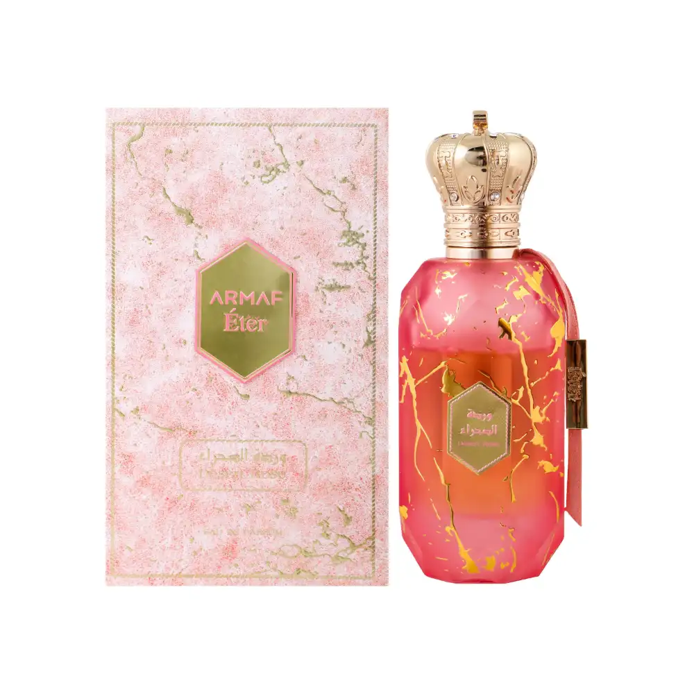 Armaf Eter Desert Rose Unisex Eau de Parfum, Amber Floral Fragrance, Top Notes of Turkish Rose and Passionfruit, Heart Notes of Patchouli, Spray, 100 ml - Image 2
