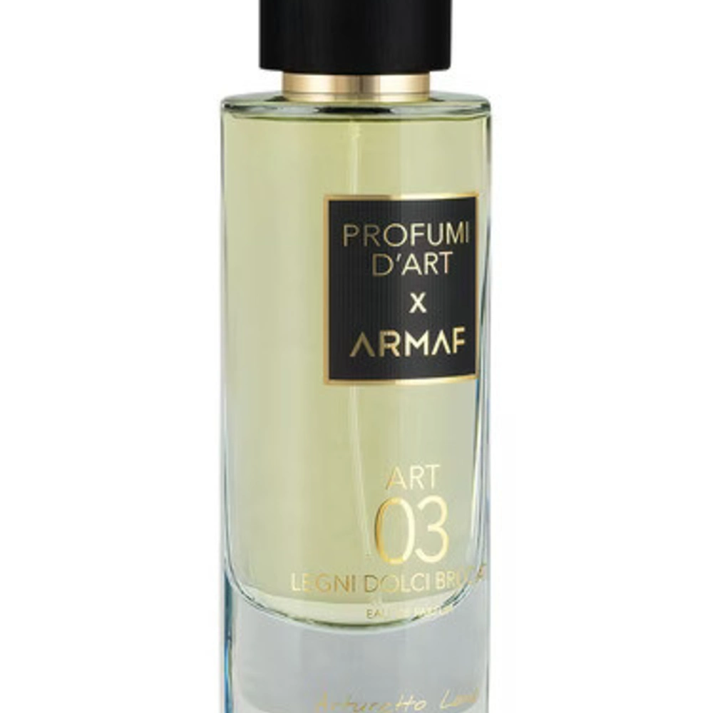 Armaf Profumi dArt x Armaf Art 03 - Legni Dolci Bruciati Unisex Eau de Parfum, Woody Fragrance, Base Notes of Sandalwood and White Musk, Spray, 105 ml