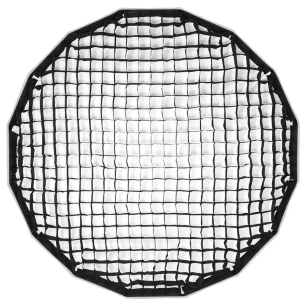 eWINNER 120cm Round Honeycomb Grid for Umbrella Softbox, Foldable Nylon Light Control Grid with 5cm Cells and Hook and Loop Fastening for Studio Flash and LED - W6-P9TH-8576