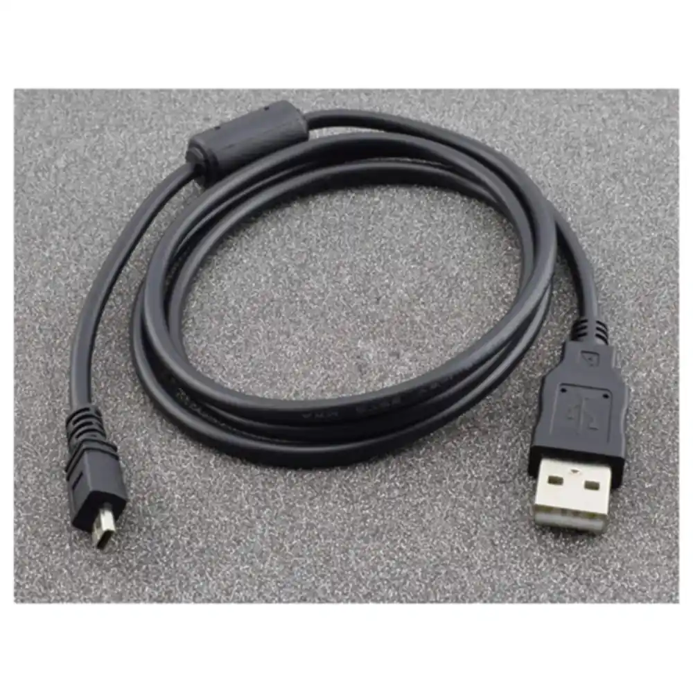 eWINNER 1.5m USB Data and Charging Cable with 8-Pin Connector for Sony Cyber-shot DSC-H200, H300, W710, W730, W800, W810, W830 Cameras, Black - 7X-TD6K-1PCR - Image 2