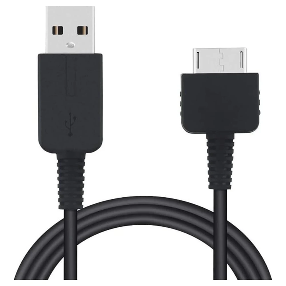eWINNER 2-in-1 USB Charging and Data Sync Cable for Sony PS Vita 1000 PCH-1000 Series, 1m Charger Cord for Transfer and Charge, Black - X1-WBEA-EWAS